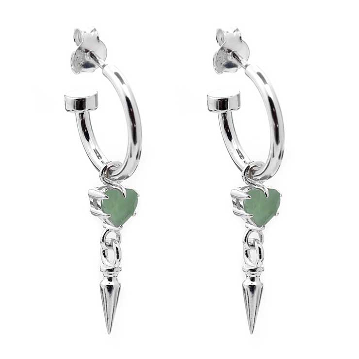 Stolen Girlfriends Club Precious Punk Spike Anchor Earrings